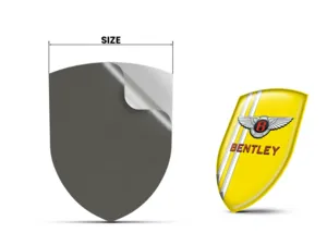Bentley Custom Domes Sticker Premium Qualität Glänzende Labels
